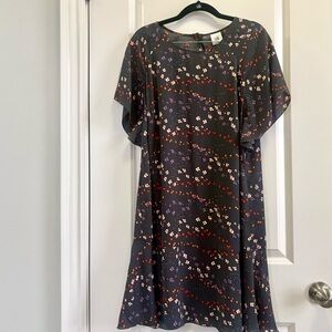 CAbi 💫 NWOT Fall 2019 Muse Dress, Vibrant Floral Dress, Size M, #3828